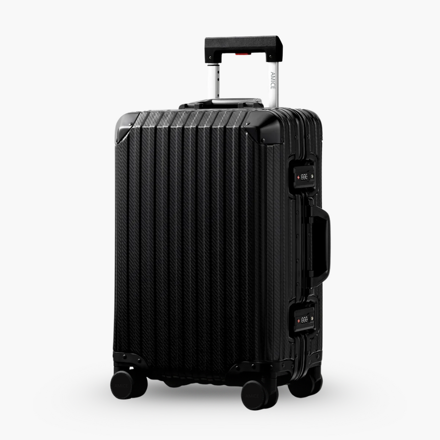 AMICE FLORENCE ALUMINIUM REISKOFFER ZWART