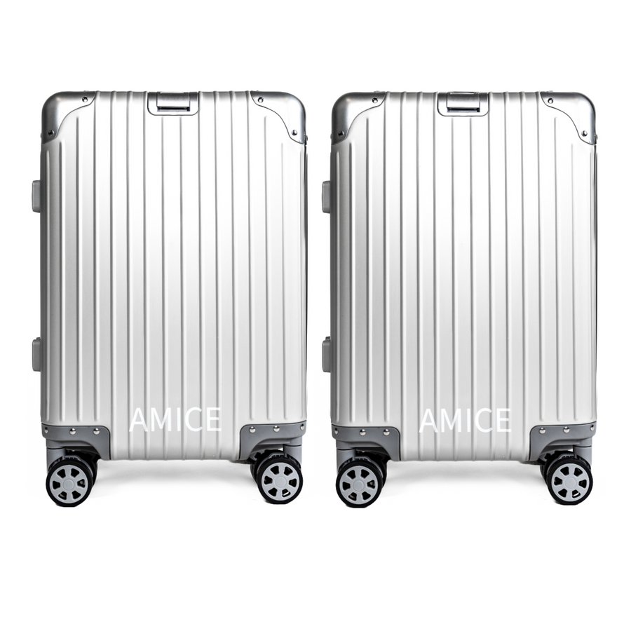 AMICE GENÈVE ALUMINIUM REISKOFFER DUO SET