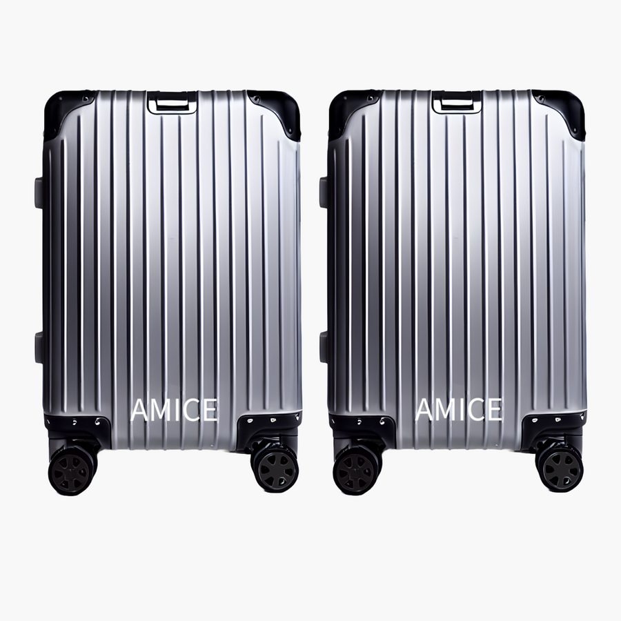 AMICE GENÈVE ALUMINIUM REISKOFFER DUO SET
