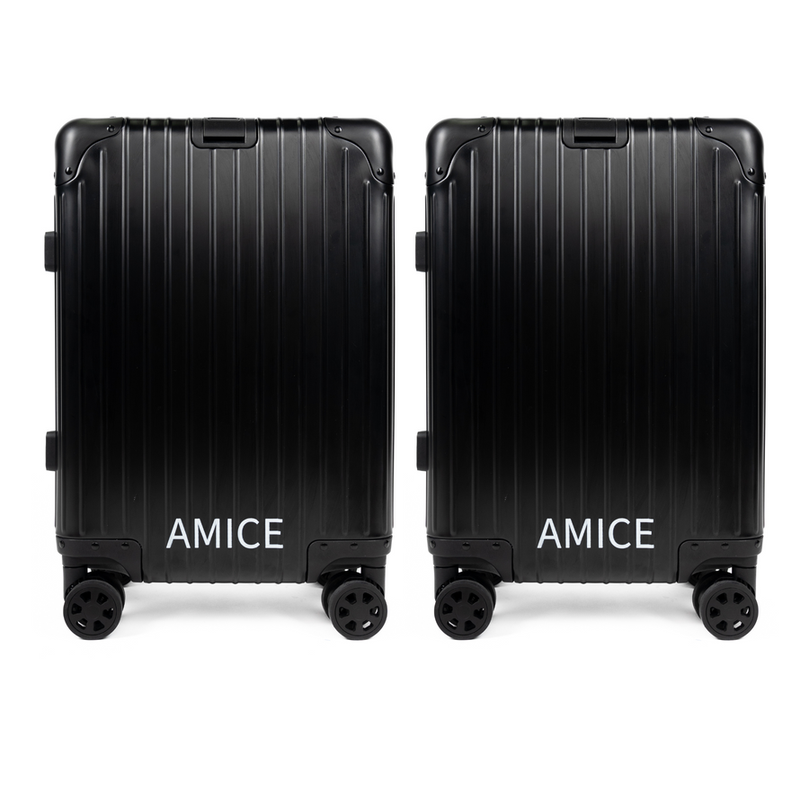 AMICE GENÈVE ALUMINIUM REISKOFFER DUO SET