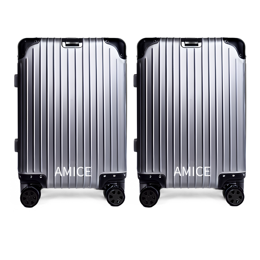 AMICE GENÈVE ALUMINIUM REISKOFFER DUO SET