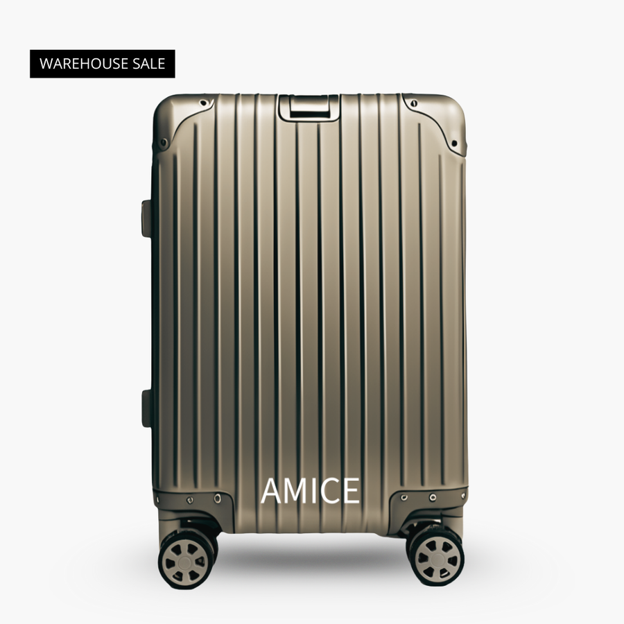 AMICE GENÈVE ALUMINIUM REISKOFFER CHAMPAGNE