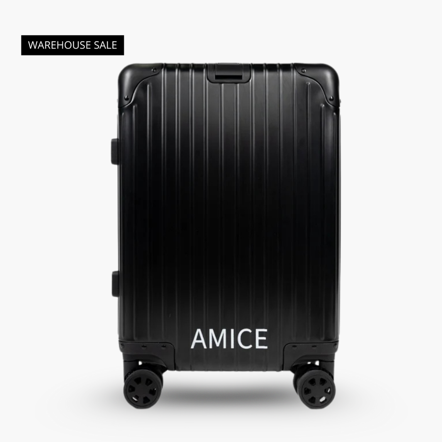 AMICE GENÈVE ALUMINIUM REISKOFFER ZWART