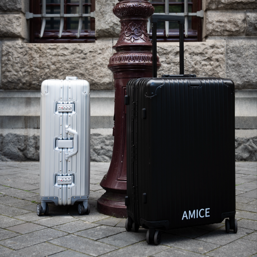 AMICE GENÈVE ALUMINIUM REISKOFFER DUO SET