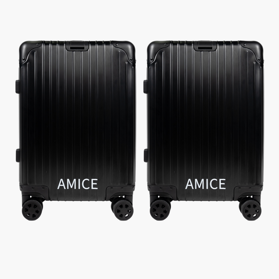 AMICE GENÈVE ALUMINIUM REISKOFFER DUO SET
